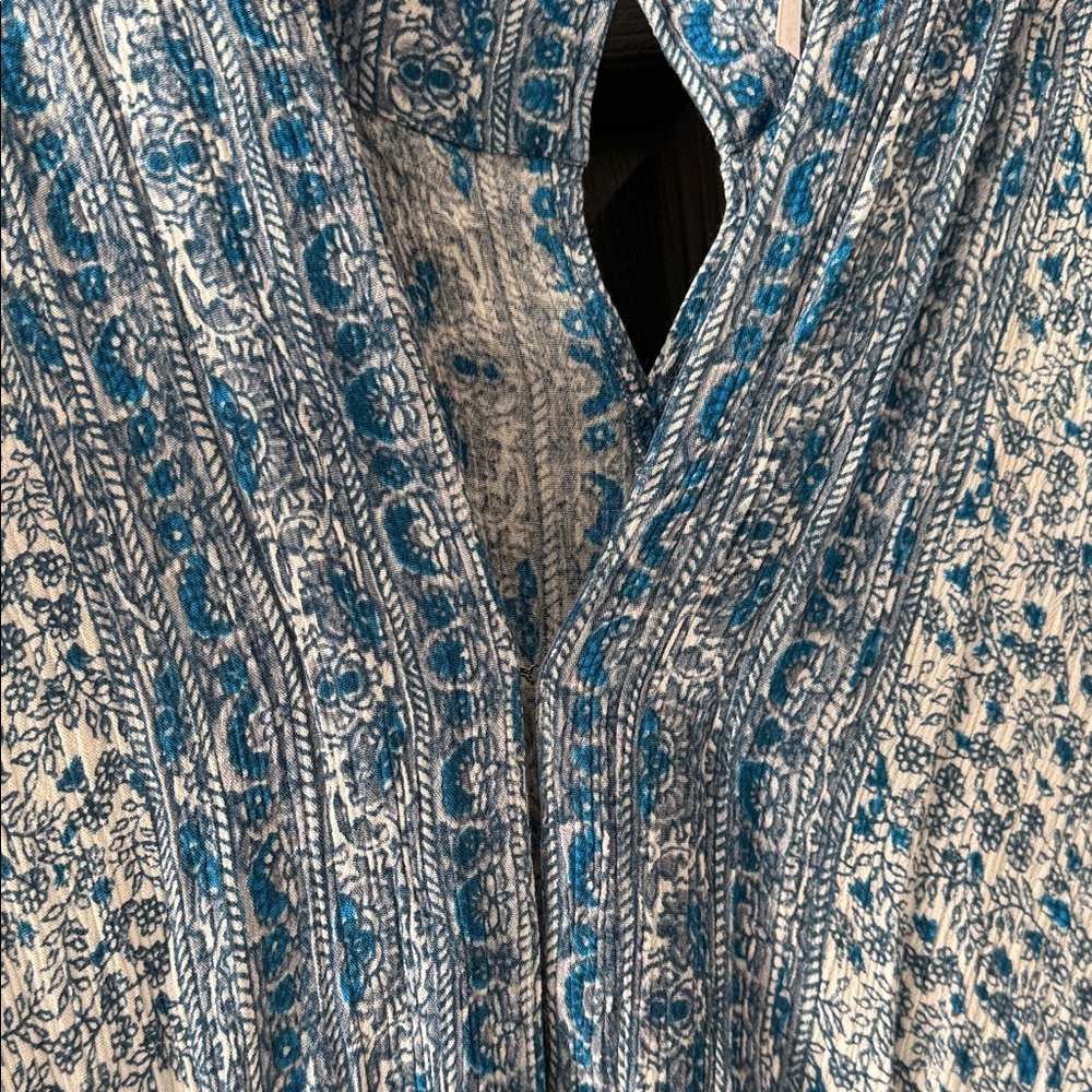 Free People Blue Patterned Jumpsuit - Picture 3 of 3